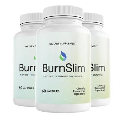 BurnSlim GLP-1 weight loss supplement bottles