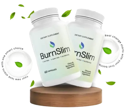 BurnSlim GLP-1 weight loss supplement bottles