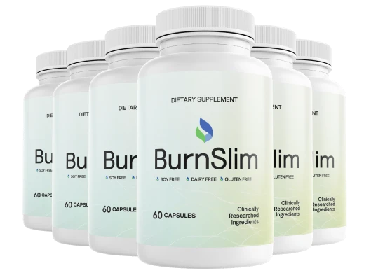 BurnSlim GLP-1 Six Bottle Image